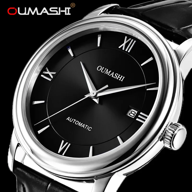 

OUMASHI - Montre автоматический décontractée для мужчин, роскошные часы с календарем, montre miyota 8215 40 мм