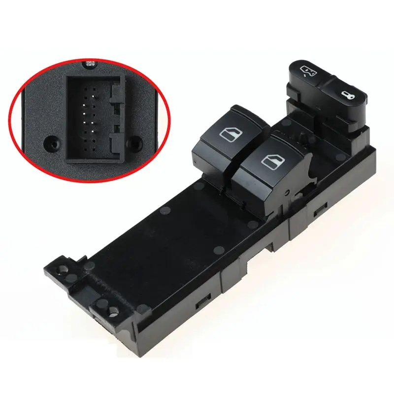 Фото A22E-Для Skoda Fabia Octavia Praktik 6Y 1999 2000 2001 2002, для Bora Golf Jetta MK4, 2-дверный переключатель стеклоподъемника 1J3959857A №4
