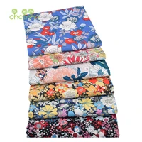 floral printed plain cotton fabricdiy quilting sewing poplin material for baby childrens toysdressshirtsskirts