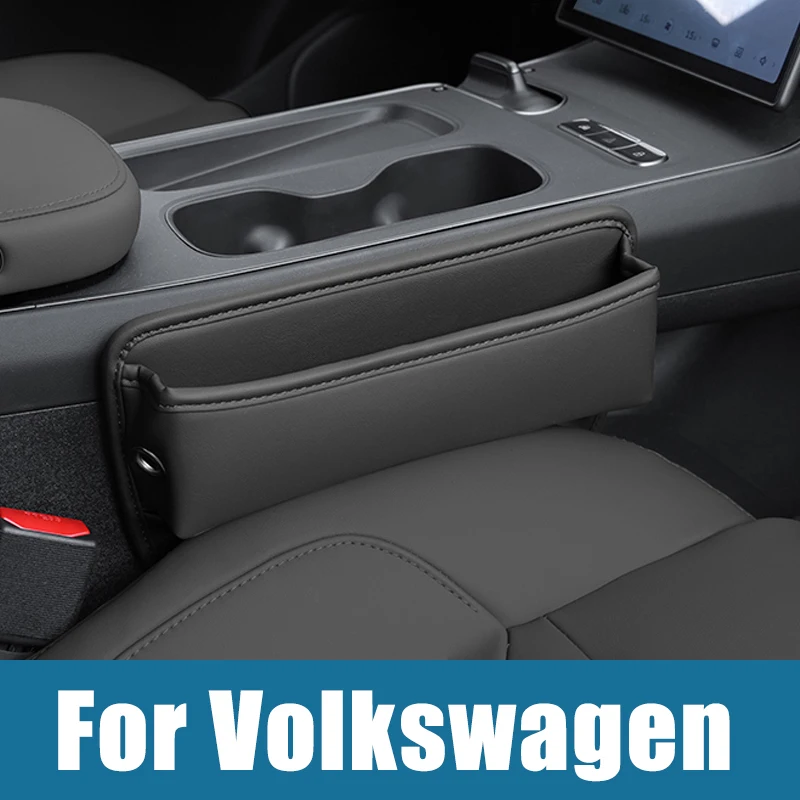 

For Volkswagen VW GOLF 4 5 6 7 8 MK7 MK8 Passat B5 B6 B7 B8 POLO 9N 9N3 6R 6C Scirocco Tiguan Car Seat Crevice Storage Box Bag