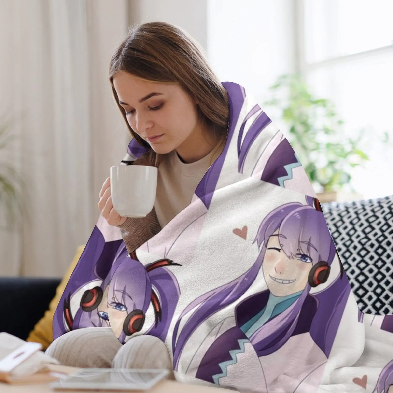 Gakupo Kamui - Одеяло Vocaloid Большие одеяла для среды