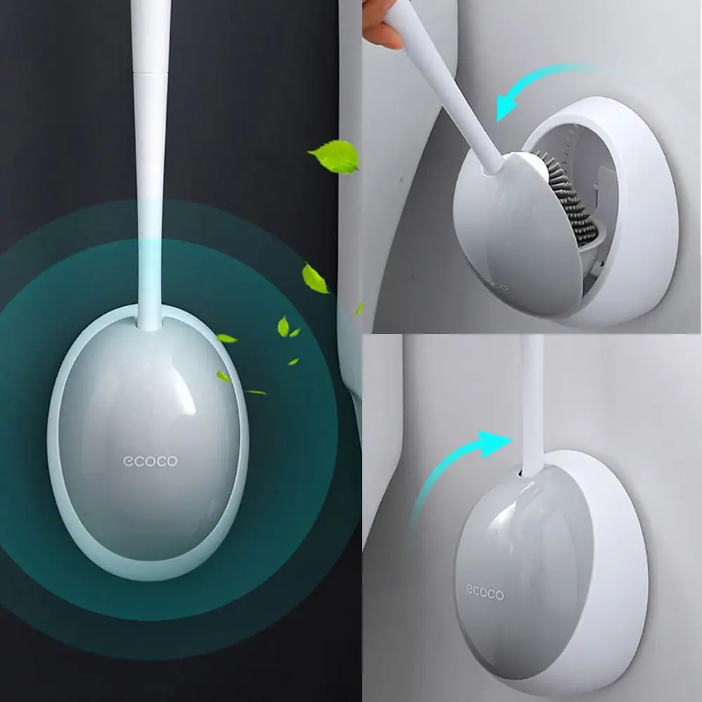 

Sets Accessories Wall-Mounted Cleaning Tools Toilet Brush Set For Bathroom Home Long Handle Toilet Brush Holder