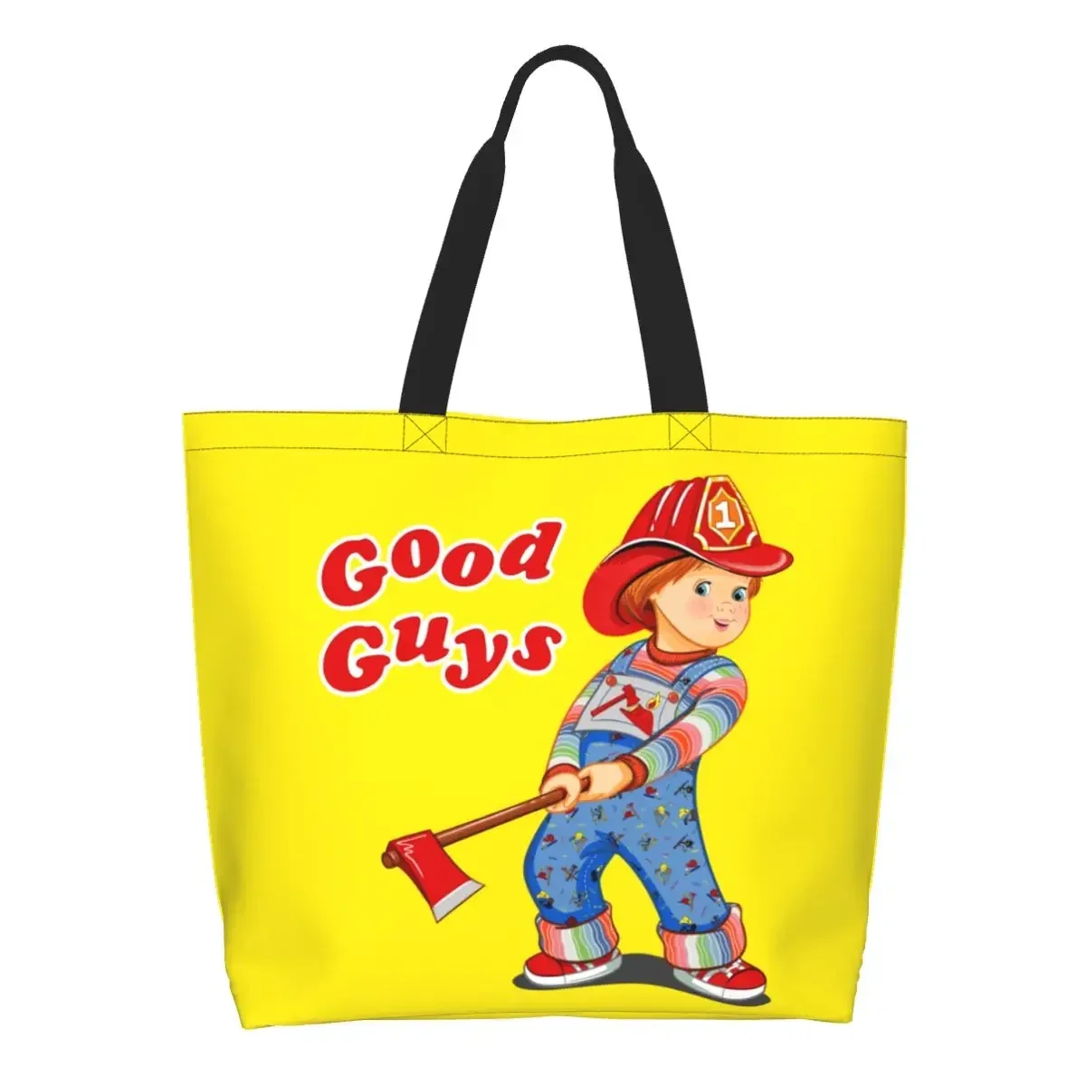 

Модная Сумка-тоут для покупок с хорошими парнями, сумка для переработки детских игр, сумки для продуктов, Холщовая Сумка для покупок через плечо