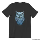 Забавная яркая Мужская футболка унисекс с изображением восходящей совы