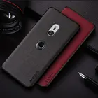Чехол для Sony Xperia XZ3 XZ4 в деловом стиле простой дизайн легкий прочный однотонный текстильный кожаный чехол funda