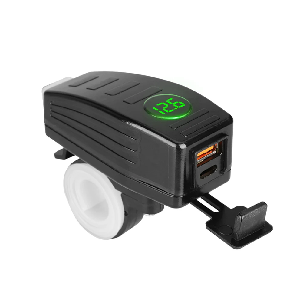 

Handlebar Motorcycle Charger 1Pieces ABS Accessorie Adapter Phone Quick