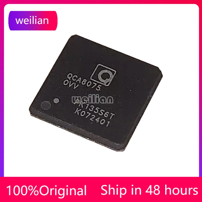 

1-100 PCS QCA8075-0VV QCA8075 0VV QFN48 Encapsulated Wireless Routing IC/Ethernet Transceiver Brand New Original