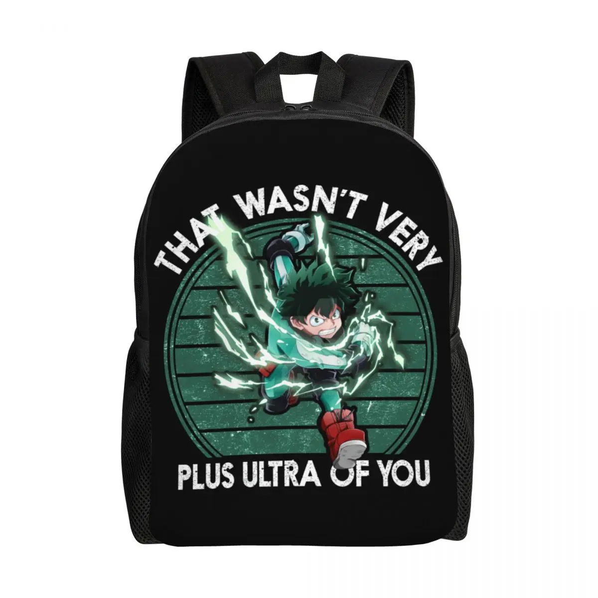 

My Hero Academia Backpacks for Men Women Water Resistant School College Izuku Midoriya Plus Ultra Of You Bag Printing Bookbags