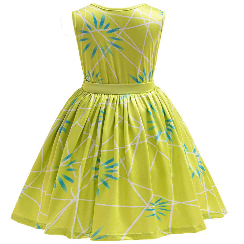 Детское платье принцессы для девочек косплея с 2 героями мультфильмов без