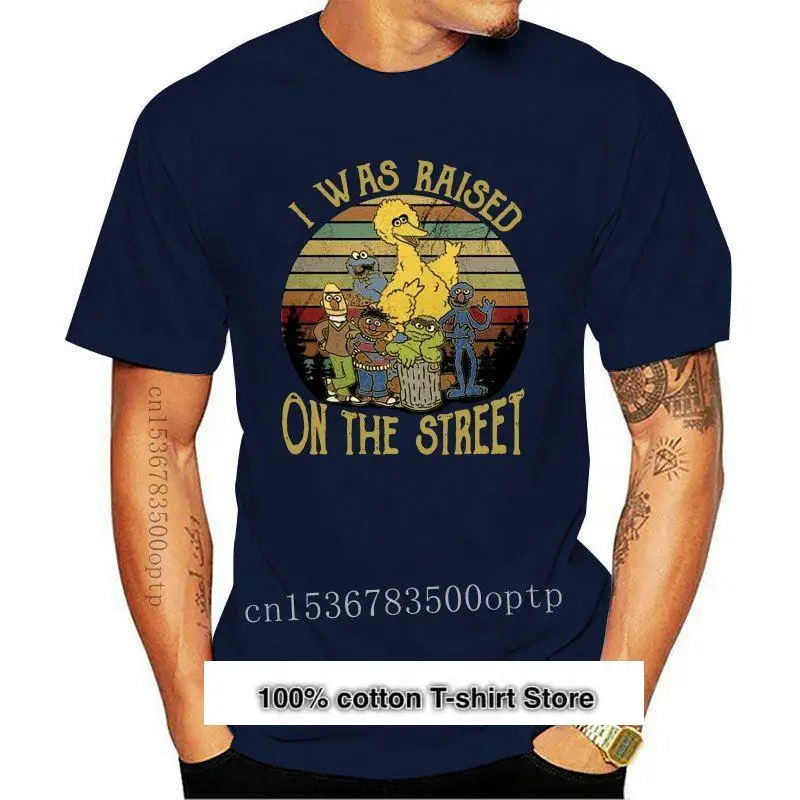 

Винтажная Camiseta de The Muppet Show I Was toddon The Street para hombre, camisa negra 4Xl S, newest DAD