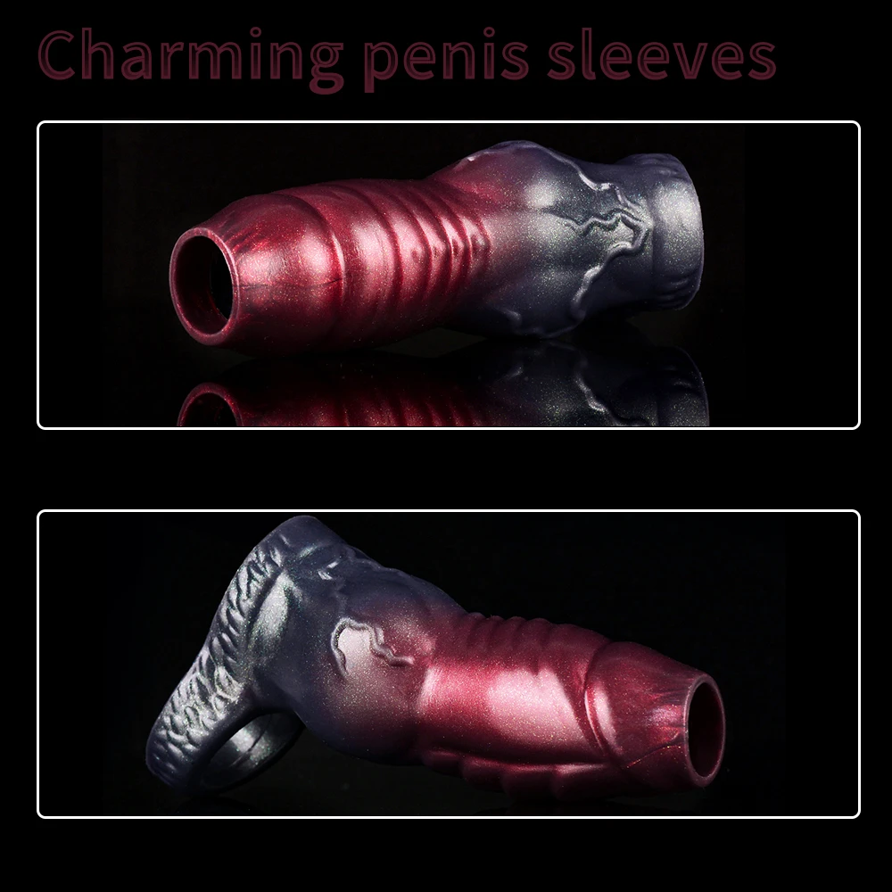 LUUK кобура для увеличения пениса со спиральным бондажем задержка эякуляции