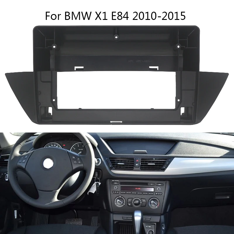 

Автомобильная радиоустановка для BMW X1, E84, 2010, 2011, 2012, 2013, 2014, 2015, автомобильная стереопанель, комплект рамок, Центральный держатель управления