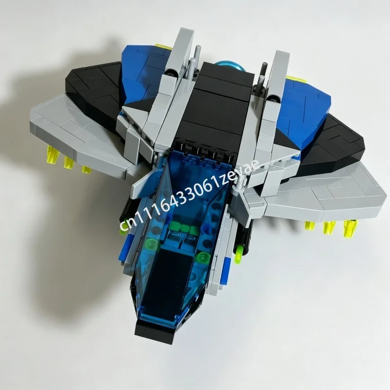 Фото Набор для сборки модели космического корабля Void Kite из 420 деталей, конструктор-головоломка, научно-фантастический транспорт, популярный подарок, коллекционная модель для демонстрации №4