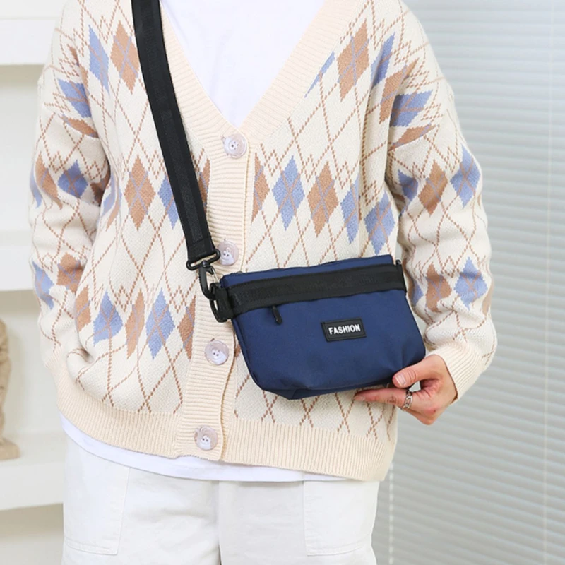 New Casual Nylon Bag Messenger Backpack Men's Women's Leisure Fashion Sports Shoulder Bag Student Korean Male Postman Sling Bag