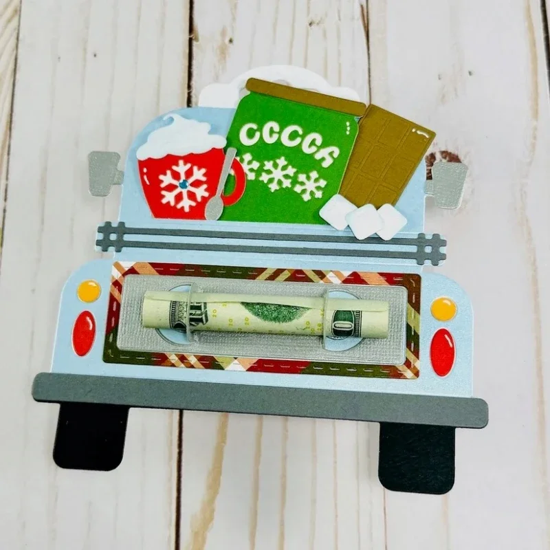 Штампы Рождественский дымоход дедушка зима любовь снег резка металла