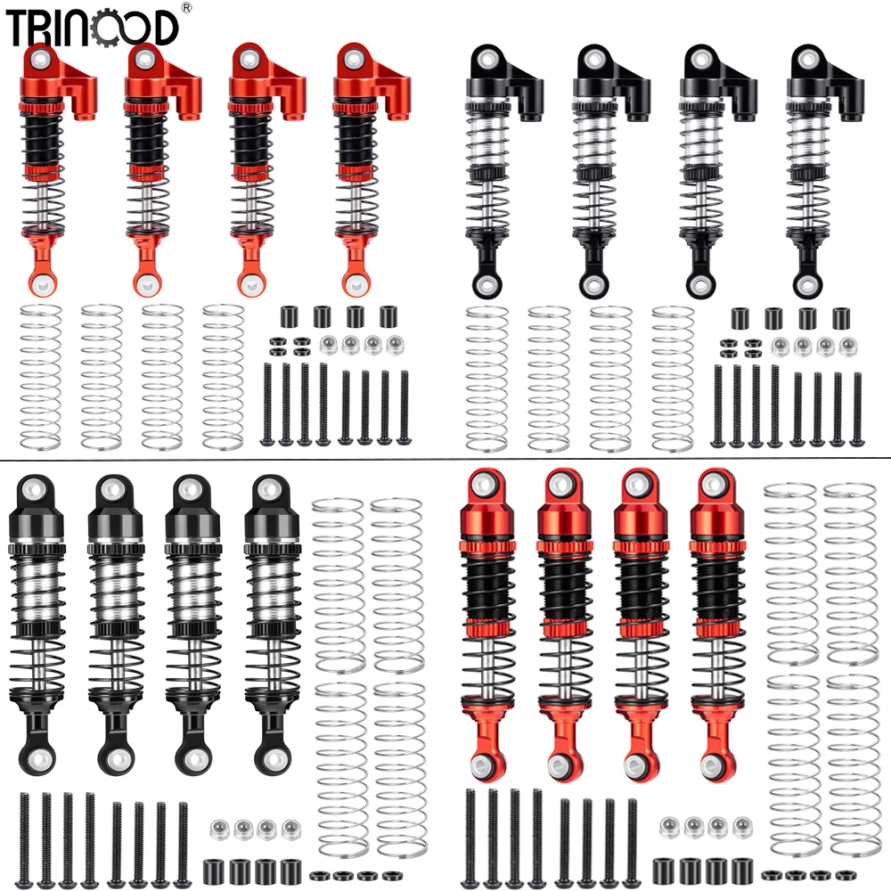 TRINOOD 4 шт. 60 мм регулируемый амортизатор из алюминиевого сплава масляный