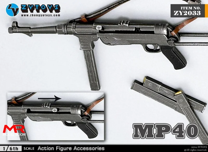 ZYTOYS ZY2033 масштаб 16 MP40 модель пистолета-пулемета 11 см пластиковое солдатское оружие игрушка подходит для 12 дюймов мужской женский экшн-фигурки тела куклы (art.: 3920ce855d09c) - 3920ce855d09c