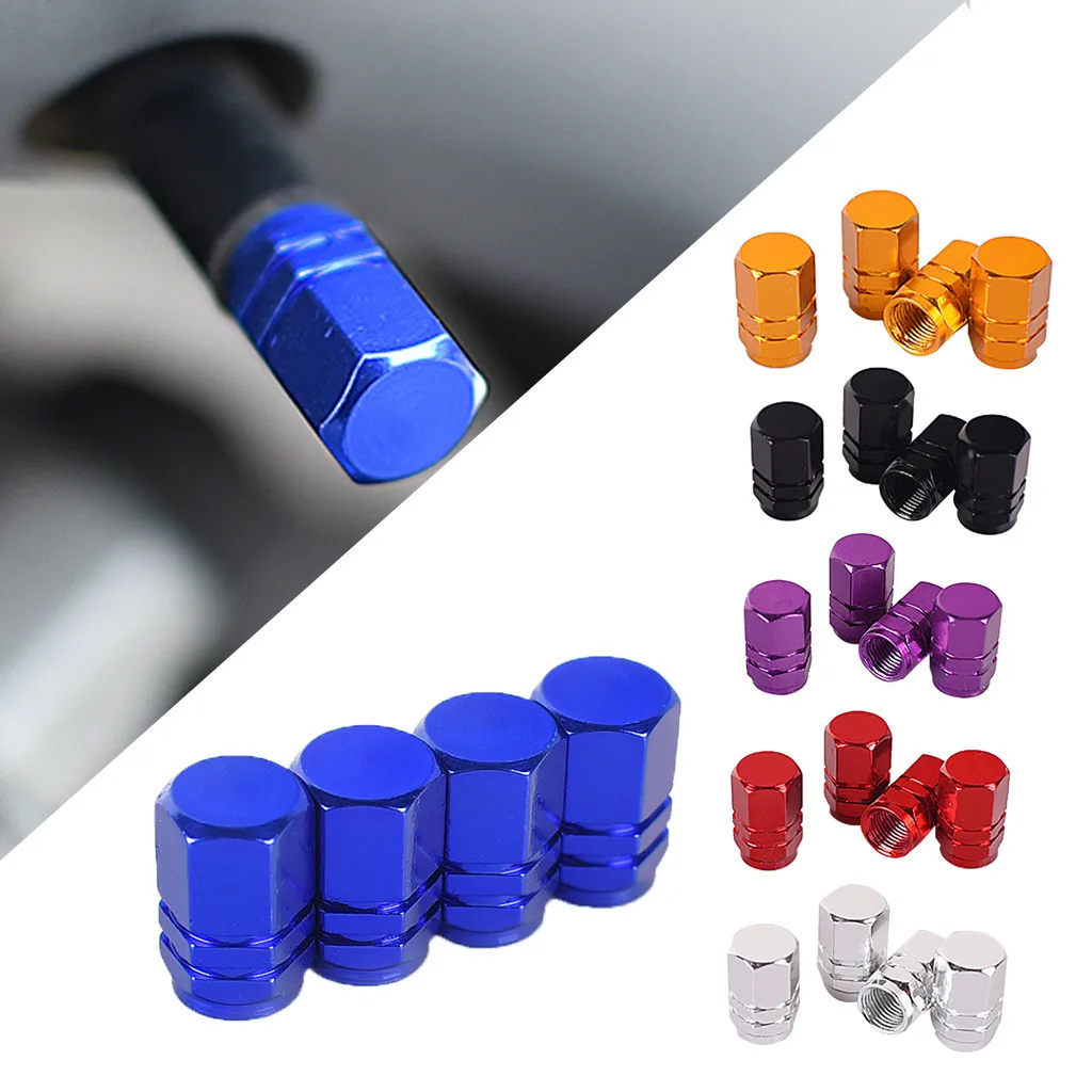 Car Wheel Tire Valve Caps Tyre Rim Stem Covers for Volkswagen VW Passat B7 B8 Bora POLO GOLF 6 7 Jetta MK6 RS