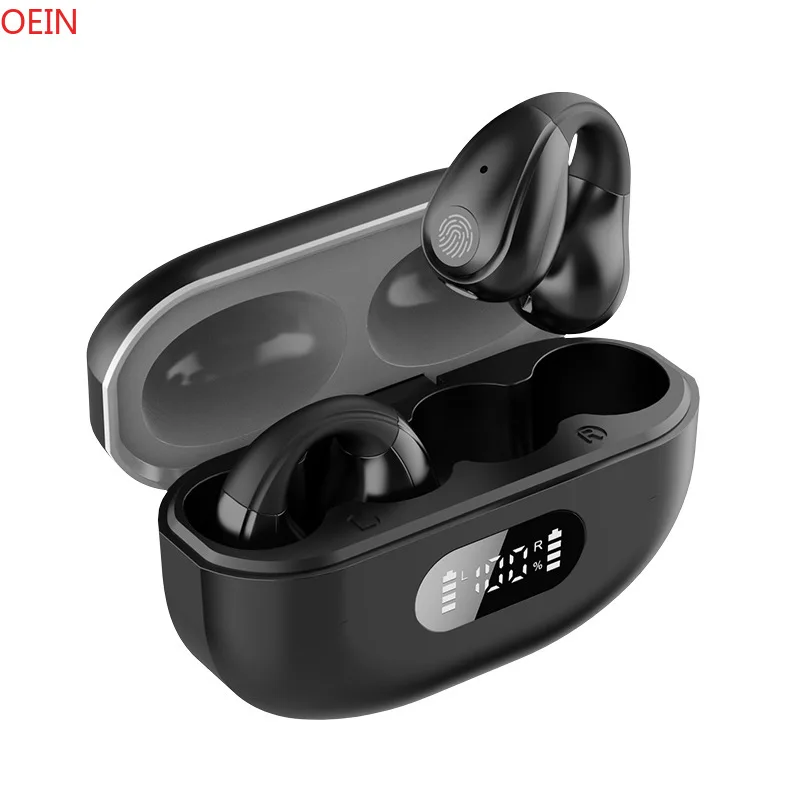 

2023OEIN tws Earless and Painless Headset 5.3 Ultra Long Range Sports Bone conduction Bluetooth Headset Wireless Earclip