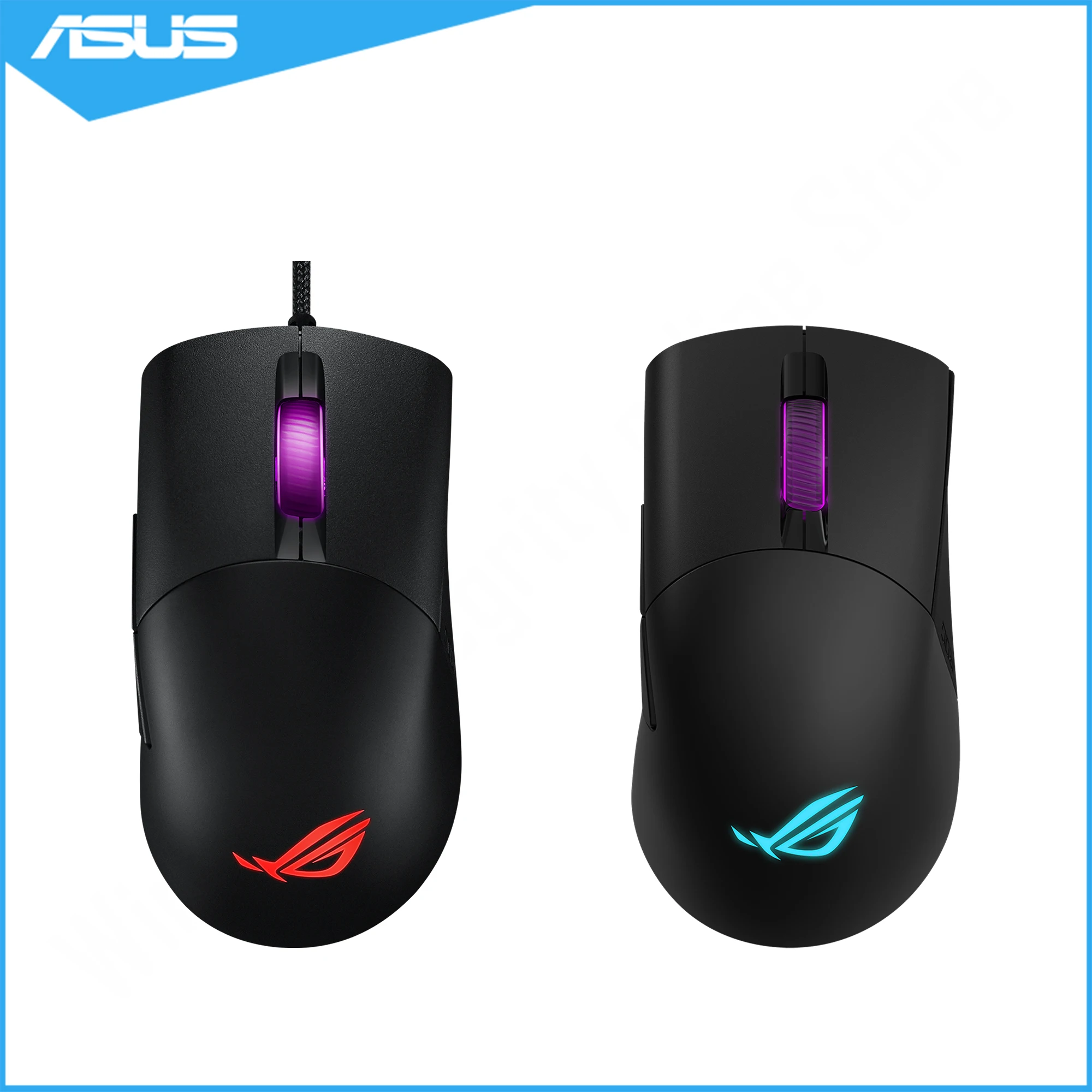 Беспроводная игровая мышь ROG Keris, легкая проводная мышь FPS/2,4 ГГц/Bluetooth, подключение 16000 DPI и подсветка Aura Sync RGB