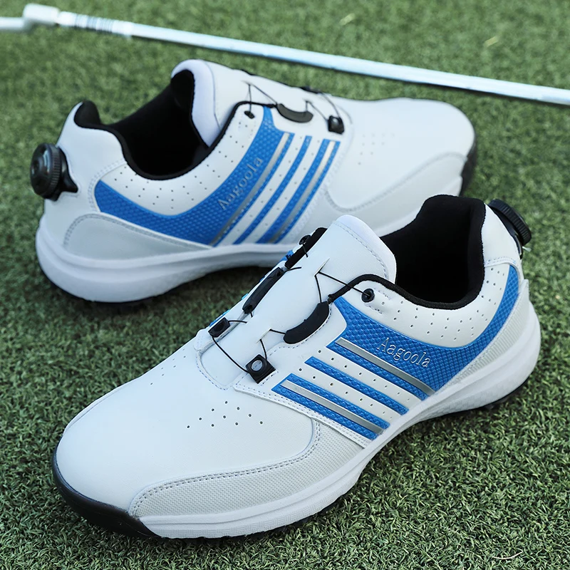 

Men Golf Shoes Outdoor Sports Trainer Shoes Suitable For Golfers Large Size 39-48 Size Non-slip Rivet Golf Sneakers New Listing