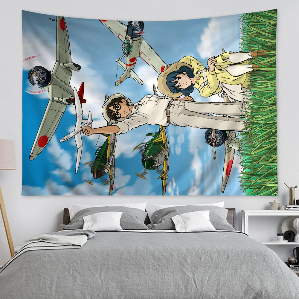 Гобелен с подъемом ветра в стиле аниме индийский Будда украшение на стену