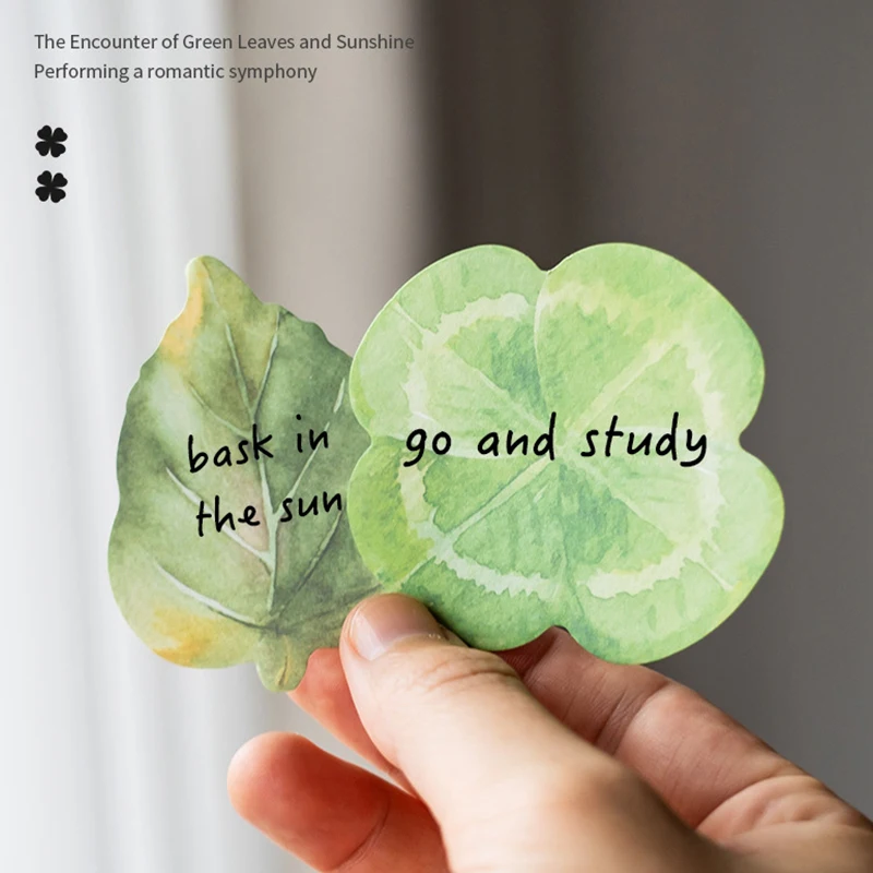 30 листов листьев Липкие заметки Ginkgo Lndus листовая Запоминающая книга наклейка