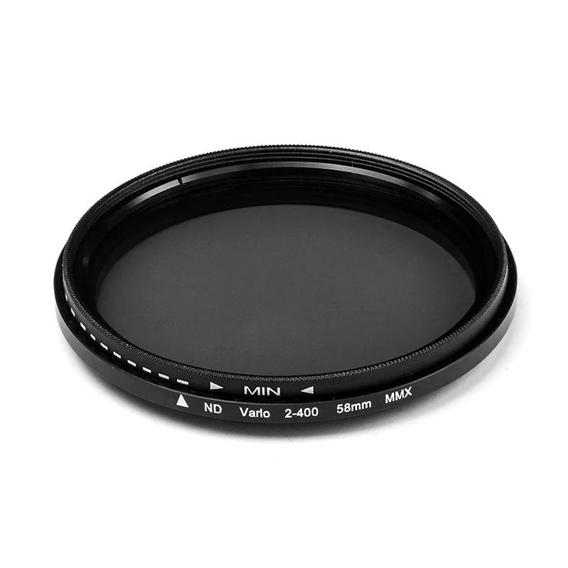 

2023 New 1PC Fader Variable ND Filter Adjustable ND2 To ND400 Neutral Density 40.5 43 46 49 52 55 58 62 67 72 77 82 MM