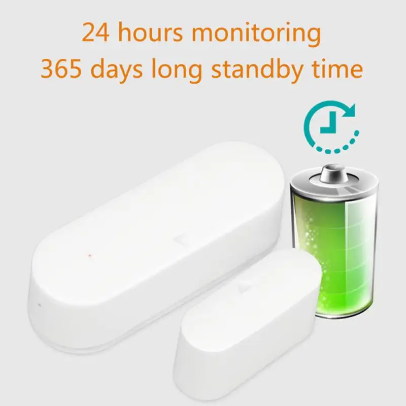 

Tuya Smart WiFi Door Sensor Drawer Window Open/Closed Detectors Wifi Home Alarm Compatible With Alexa Google Home Tuya APP