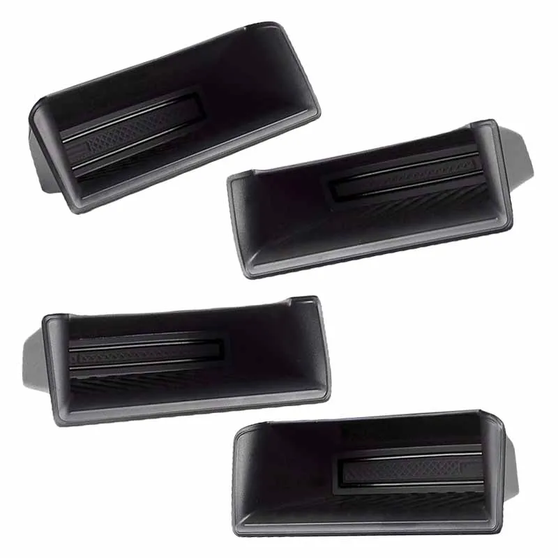 

4 шт., пластиковые боковые органайзеры для хранения ручек для салона автомобиля, подходит для Dodge Ram 1500 2500 3500 2021 2020 2019, черный
