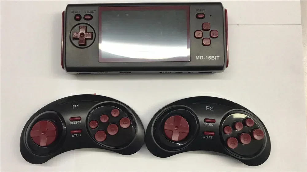 Портативный игровой ретро-консоль 4 3 дюйма MD 16 бит HDMI TV аркадная консоль 2 игрока