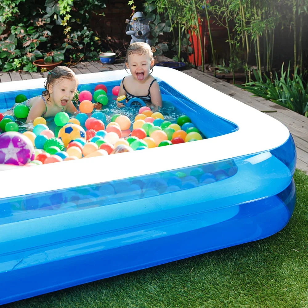 Inflatable Swimming Pool 2m/2.6m/ 3.05m Adults Kids Pools Bathing Tub Summer Outdoor Indoor Bathtub Water Pool Family Party Toy images - 6
