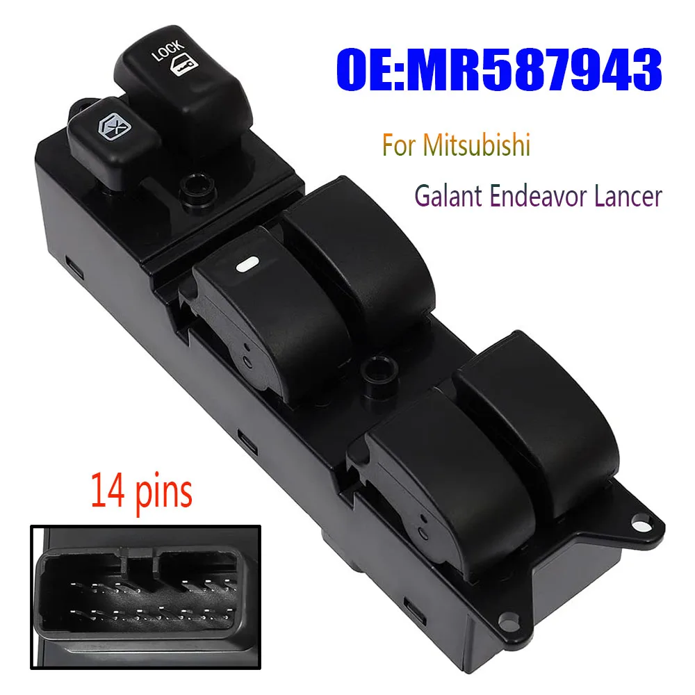

Запчасти кнопки переключателя стеклоподъемника для Mitsubishi Endeavor Lancer Montero Galant 2004 2005 2006 2007 2008 2009