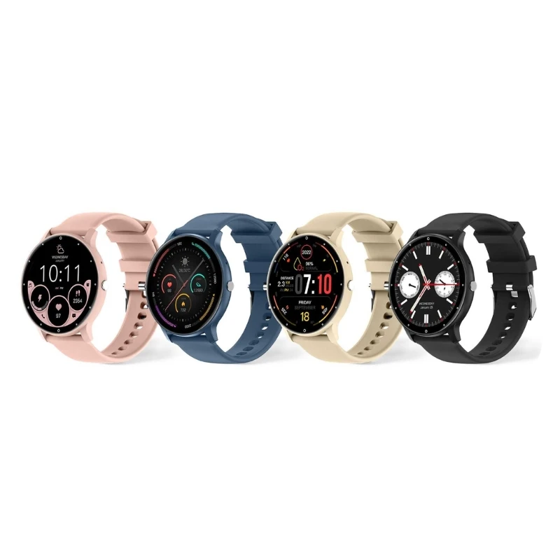

Zl02Pro SmartWatch Круглый циферблат Наручные часы с монитором кислорода в крови Монитор сна