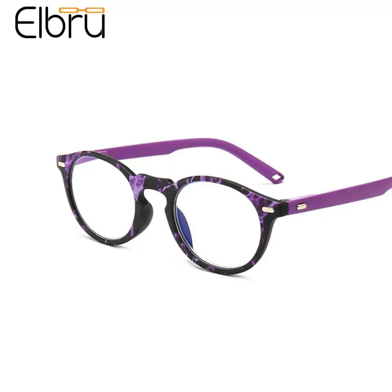 

Очки Elbru для чтения с защитой от сисветильник, очки для дальнозоркости в круглой оправе для мужчин и женщин, очки для чтения высокой четкости...