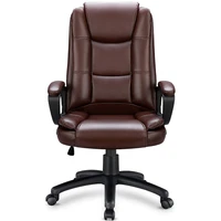 home office chair computer desk armchair executive ergonomic high back cushion lumbar back support adjustable leather 400lbs
