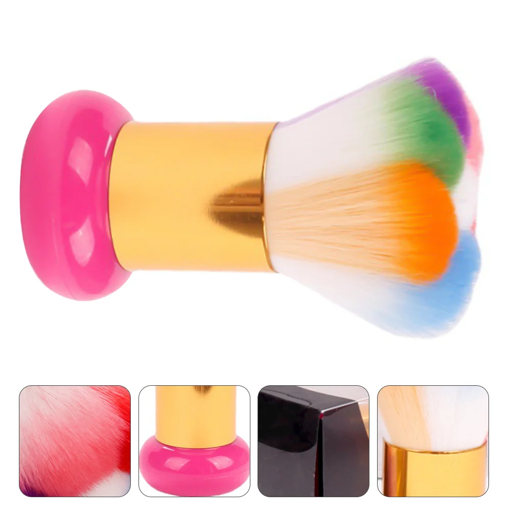 

1Pc Manicures Brush Multifunction Makeup Brush Nail Powder Cleaning Brush