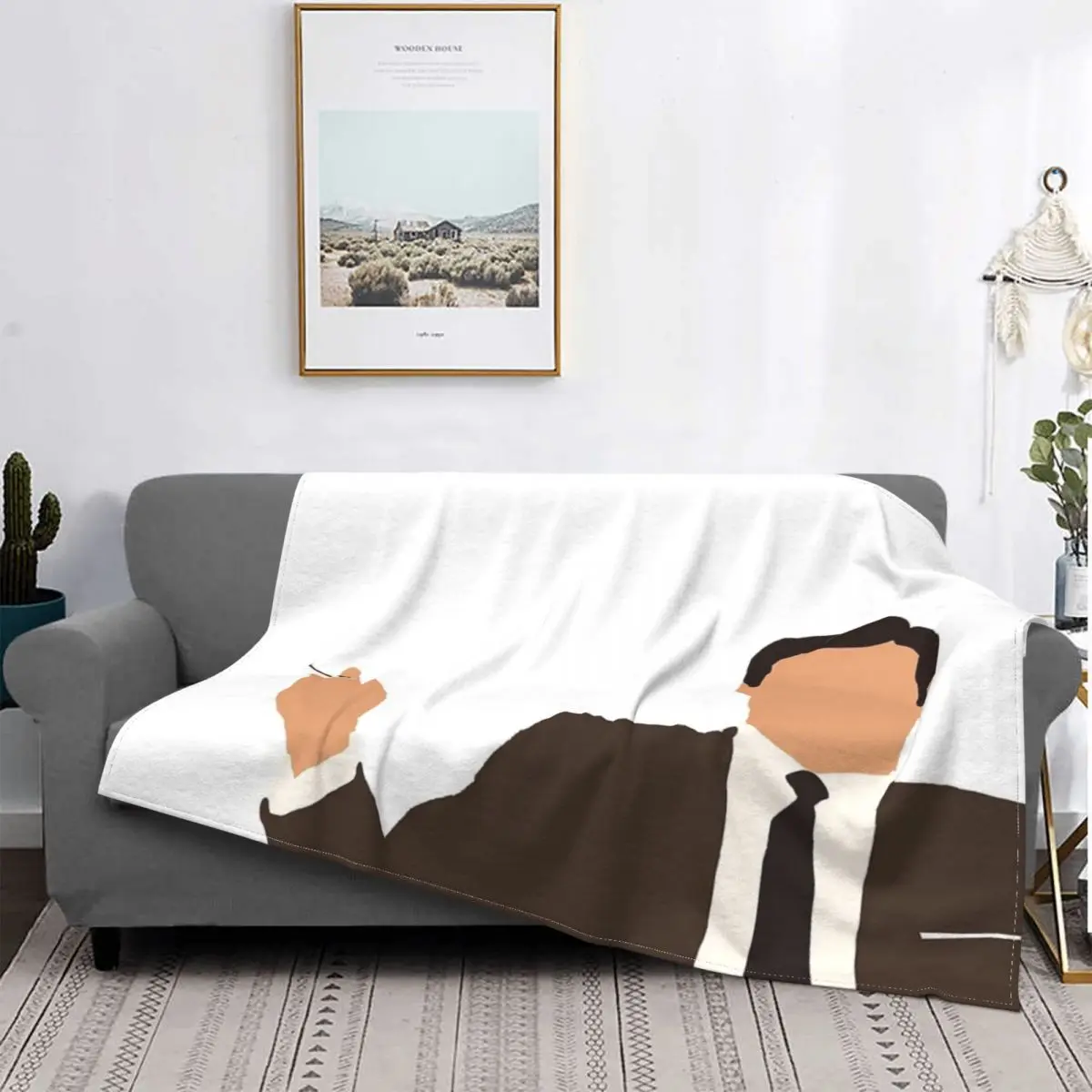 

«Don Draper»-«colcha a cuadros para cama, manta Thermal para sofha, для малышей