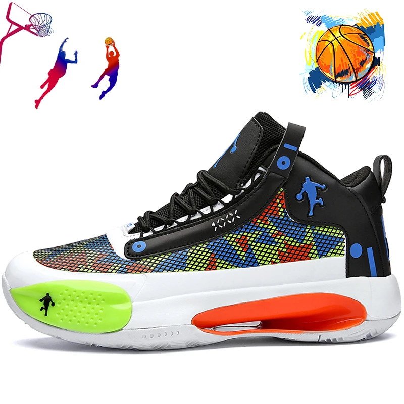 

Men's Basketball Shoes Unisex Street Basketball Culture Sports Shoe High Quality Sneakers Shoes for Women Couple Basket Homme
