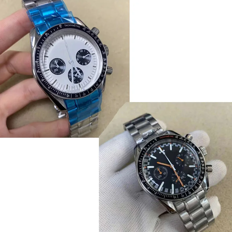 

Часы наручные мужские кварцевые с логотипом S-образной формы, люксовые деловые, с хронографом 40 мм, с механизмом VK63