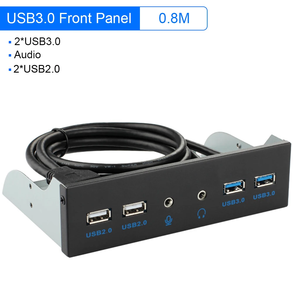 1 шт. 4 порта USB 2 0 Hub USB2.0 адаптер PC Передняя панель расширения кронштейн для