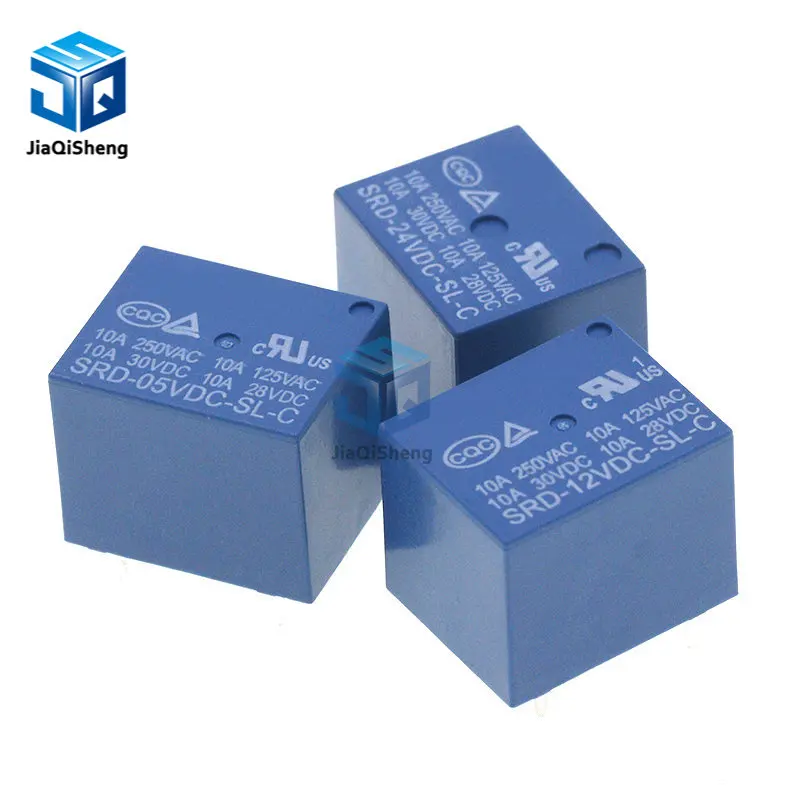 Реле Φ 5 Pin DC 5V 12V 24V 48V 10A 250VAC 5PIN реле мощности
