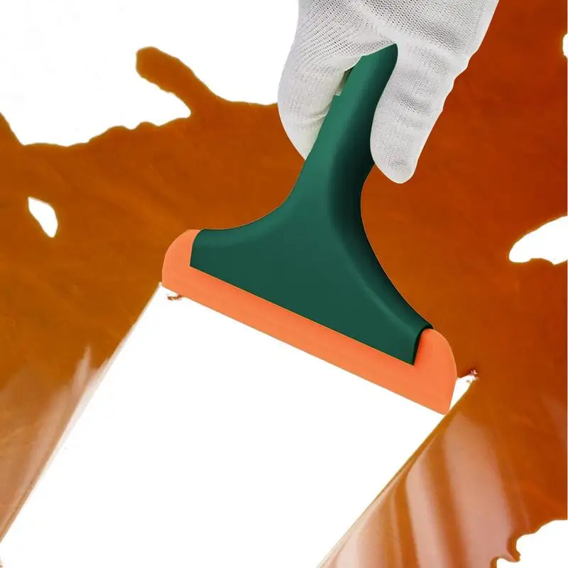 

Silicone Window Squeegee Ergonomics Design Board Scraper With Hole Silicone Scraper Wall Paint Remover Car Window Glass Wood