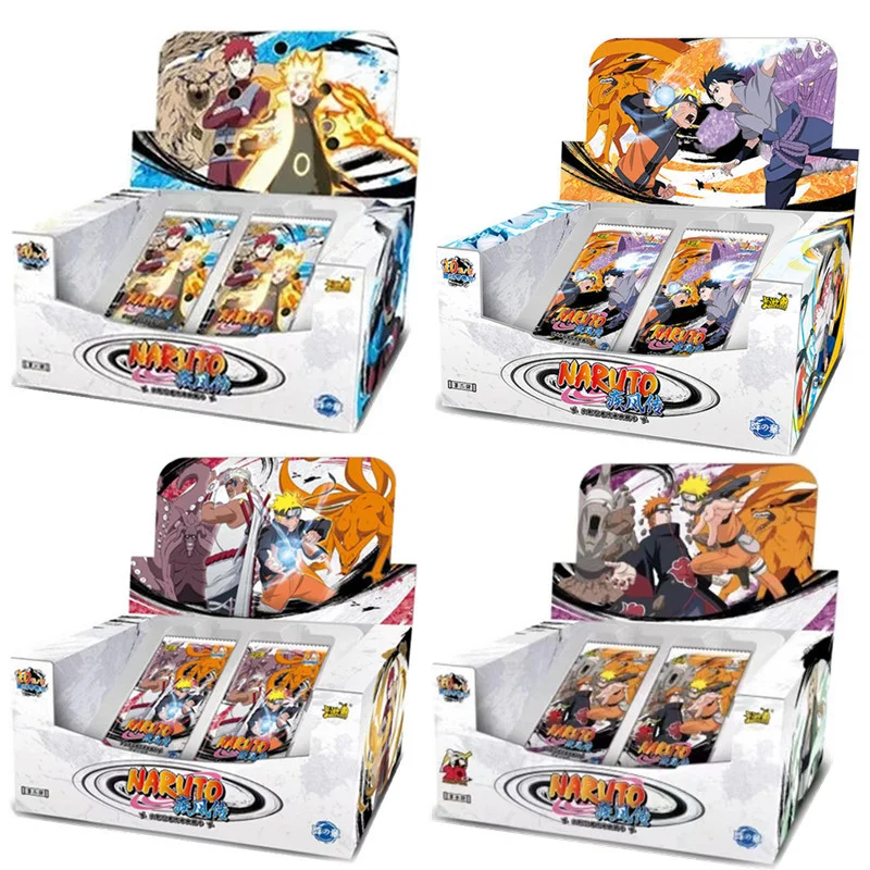 

KAYOU Naruto Card Box Anime Character Card Booster Pack Sasuke SE BP CR MR Series Hobby Flash Card Toy Birthday Christmas Gift