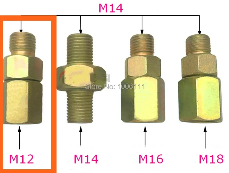 

1 шт. дизель Common Rail трубы преобразования совместных ремонтный инструмент M14-12/14/16/18 для CRIN испытательный стенд
