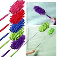 microfiber duster adjustable dusting brush extendable dust cleaner anti dus air condition car household furniture cleaning tool