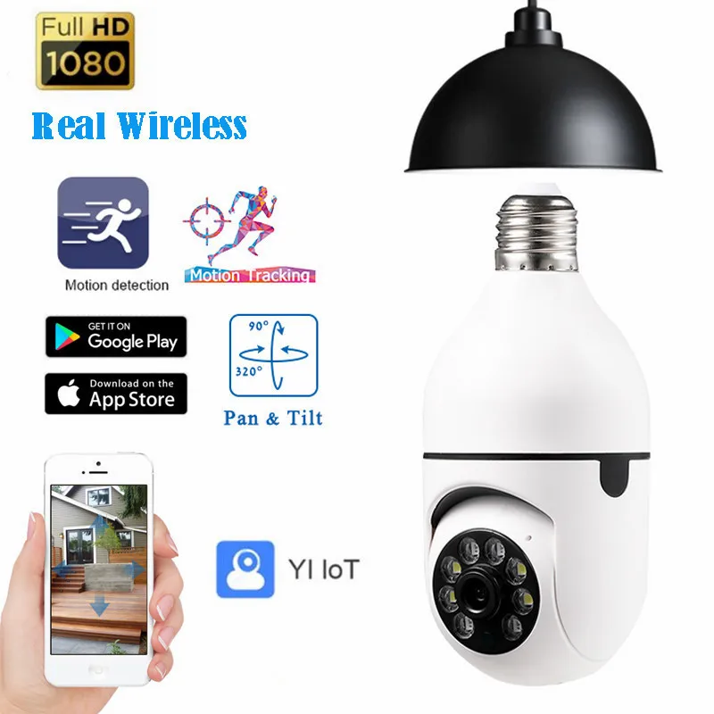 

Камера видеонаблюдения Yiiot для помещений, 2 МП, E27, Wi-Fi, 1080P