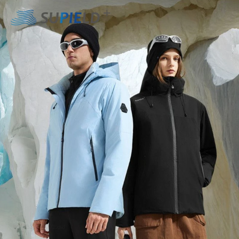 2024 морозостойкая теплая куртка Supield мужская зимняя плюс толстая