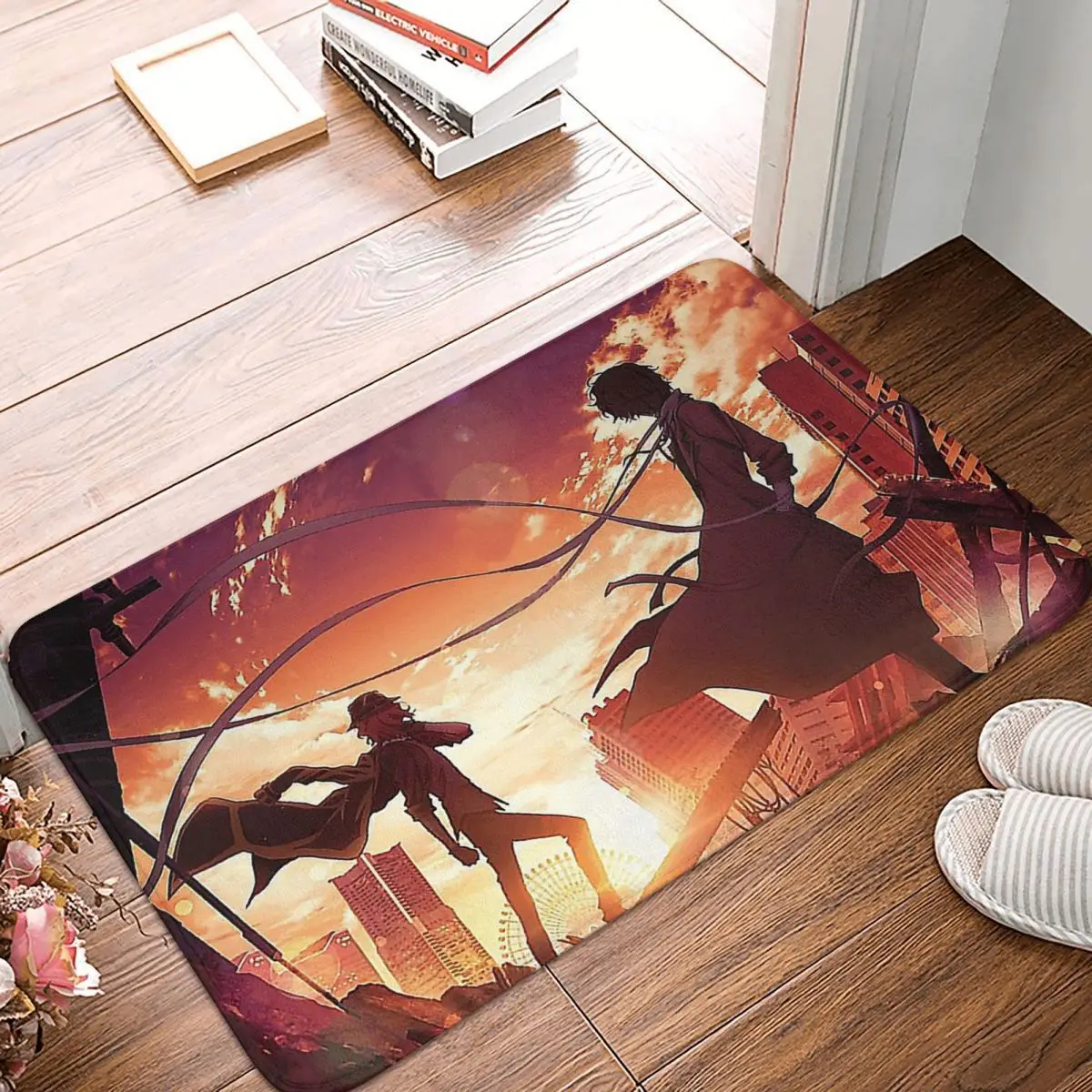

Bungou Stray Dogs Nakajima Atsushi Dazai Osamu Anti-Slip Doormat Kitchen Mat SOUKOKU Floor Carpet Welcome Rug Bedroom Decor