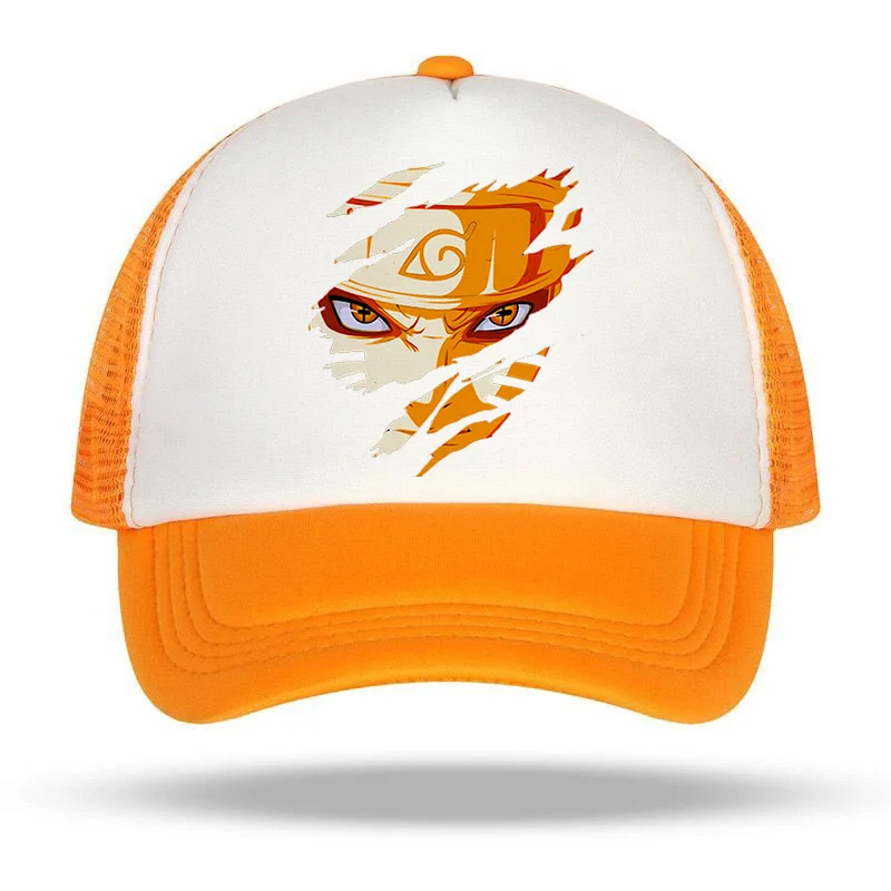 

2022 New Adjustable Narutos Kid Baseball Cap for Girls Boy Hats Sunscreen Baby Hat Hip Hop Printed baseball cap Kids Caps